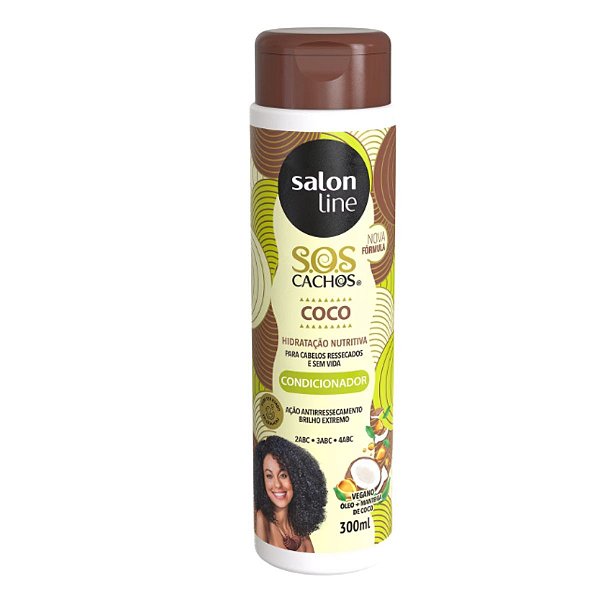 Condicionador Salon Line Sos Cachos Coco Hidratação Nutritiva 300ml