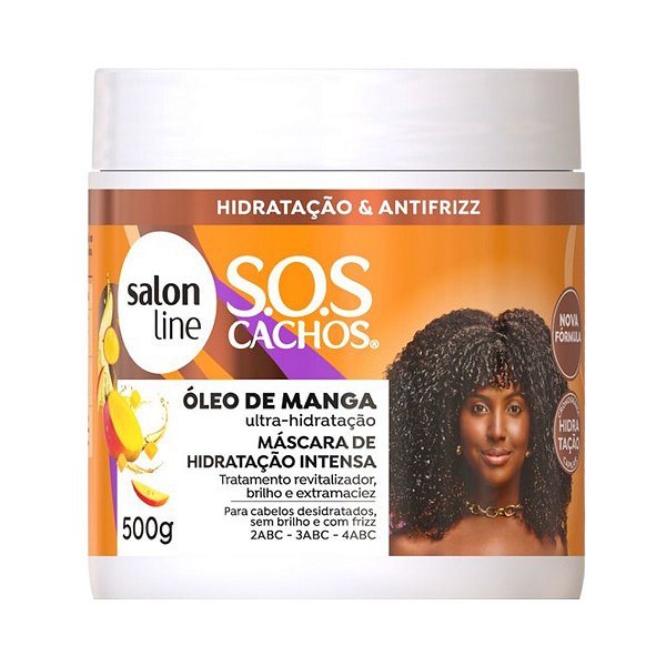 Máscara de Hidratação Intensa Salon Line Sos Cachos Óleo de Manga 500g