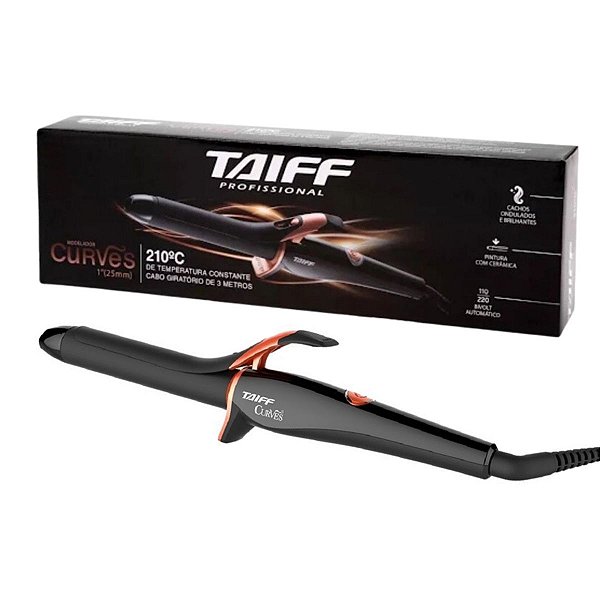 Modelador Taiff Curves 25mm 1'' 210°c Bivolt