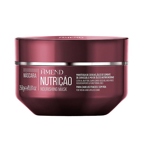 Máscara de Nutrição Amend Nourishing Mask 250g