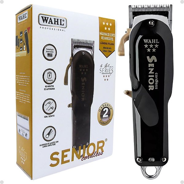 Máquina De Corte Wahl 5 Star Series Senior Cordless Bivolt