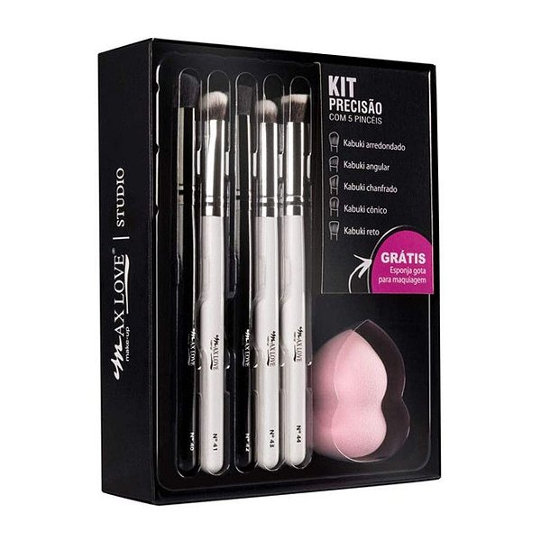 Maxlove Kit Precisão C/ 5 Pinceis