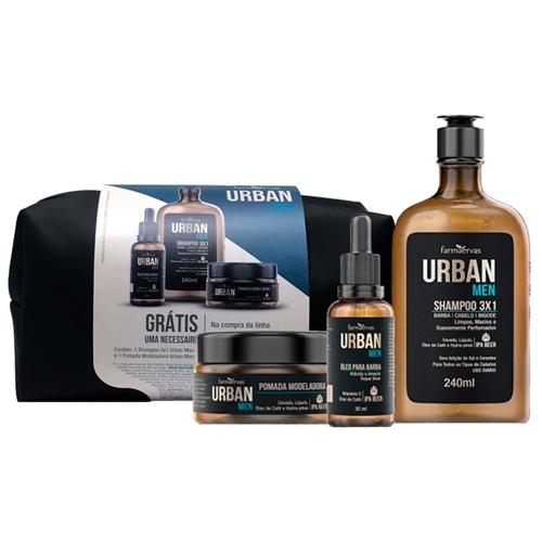 Farmaervas Urban Men Kit Com Necessaire