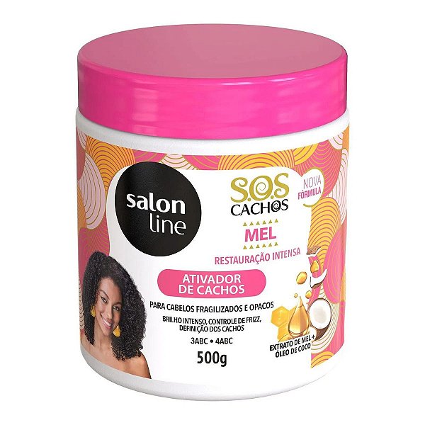 Salon Line Sos Cachos Ativador e Umidificador Mel  500g