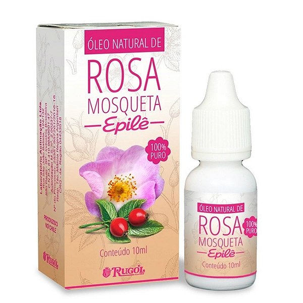 Rugol Epilê Óleo Natural de Rosa Mosqueta 10ml