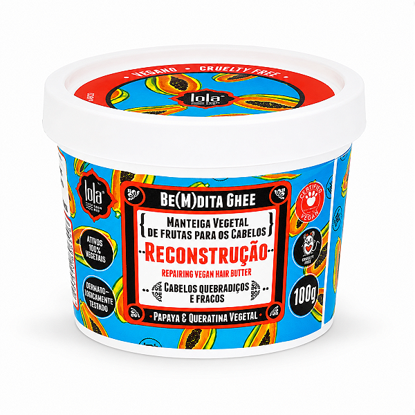 Manteiga Vegetal Reconstrução Lola Be(m)dita Ghee 100g