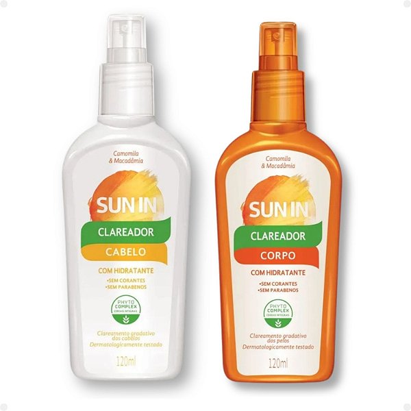 Kit Clareador Hidratante Phytoervas Sun In: Cabelo + Corpo 120ml