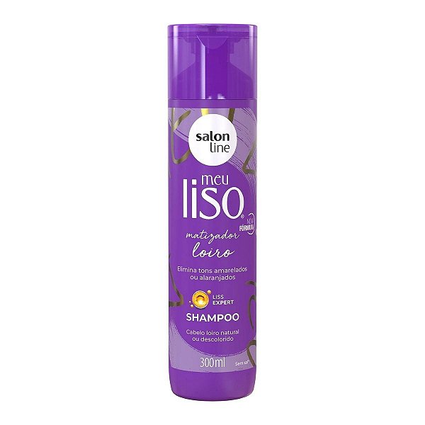 Shampoo Matizador Salon Line Meu Liso 300ml Loiro