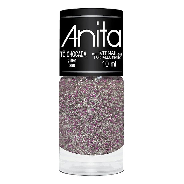 Anita Esmalte Com Glitter Tô Chocada 388 10ml