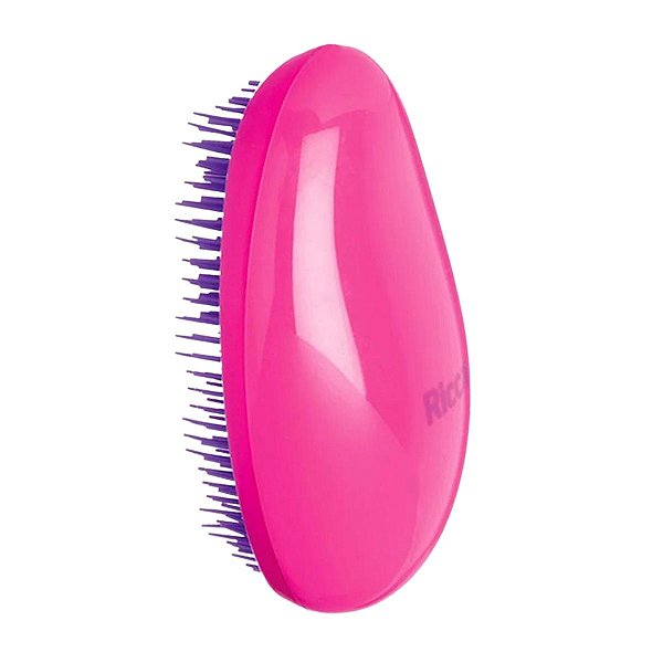 Escova Para Desembaraçar Flex Hair Rosa Ricca Belliz Cód. 118
