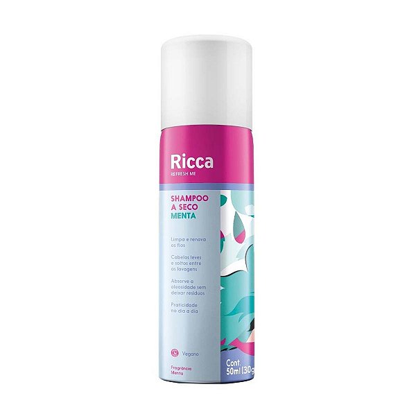 Shampoo A Seco Ricca Refresh Me Menta 50ml