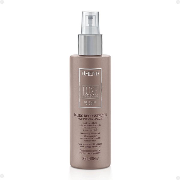 Fluído Reconstrutor Amend Luxe Creations Blonde Care 180ml