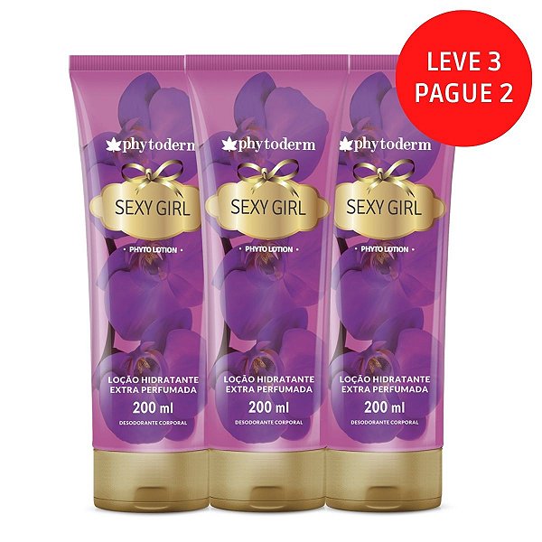 Loção Hidratante Leve 3 Pague 2 Phytoderm Sexy Girl 200ml
