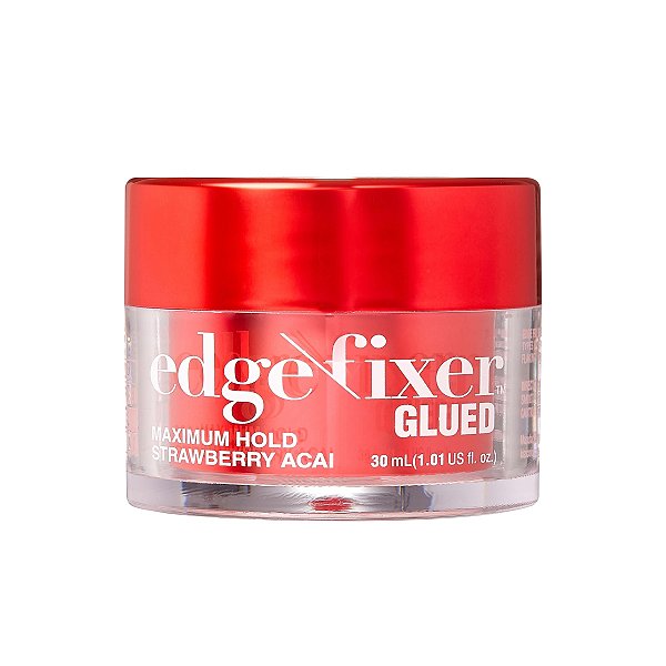 Pomada Fixadora Edge Fixer Glued Morango Com Açaí Kiss Ny 30g