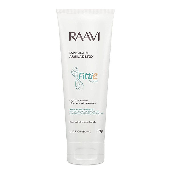 Máscara de Argila Detox Raavi Fittie Corporal 250g
