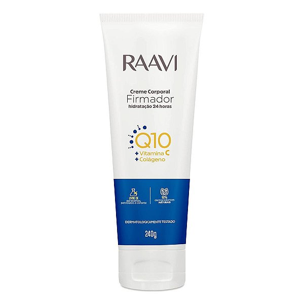 Creme Hidratante Corporal Raavi Firmador Q10 240g