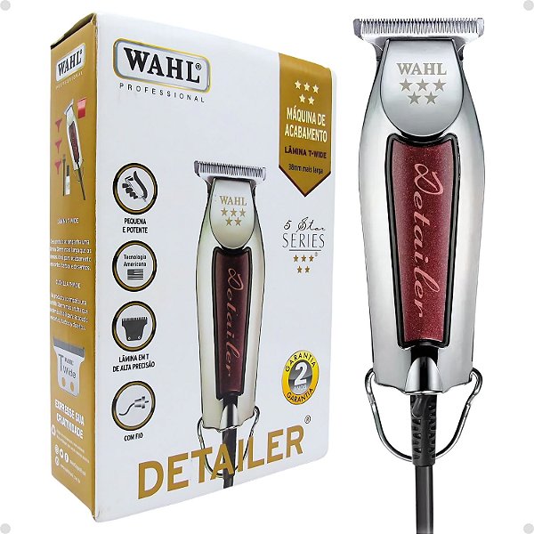 Máquina De Acabamento Wahl 5 Star Series Detailer Bivolt