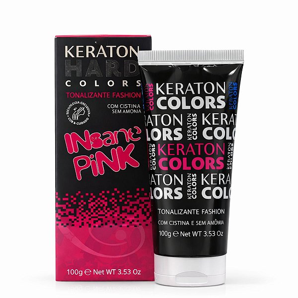 Kert Keraton Hard Colors Tonalizante Insane Pink 100g