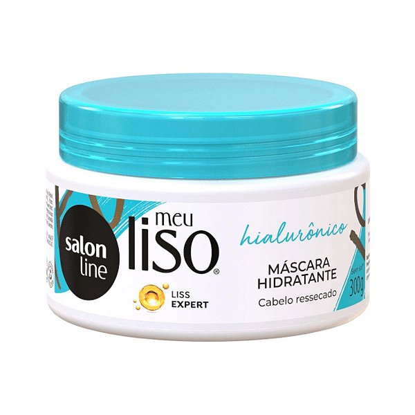 Máscara Hidratante Salon Line Meu Liso Hialurônico 300g