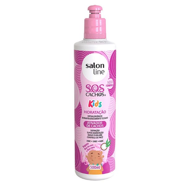 Ativador de Cachos Salon Line Sos Cachos Kids Hidratação 300ml