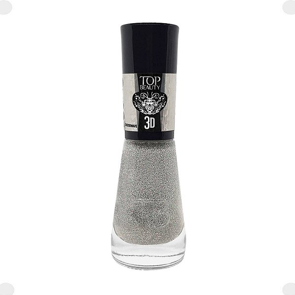 Esmalte Shockwave Glitter 3d Top Beauty 9ml