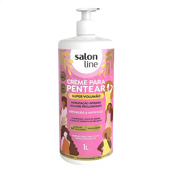Creme Para Pentear Salon Line Super Volumão 1L