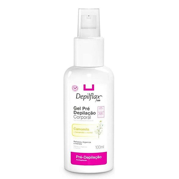 Gel Pré Depilação Corporal Depilflax Camomila 100ml