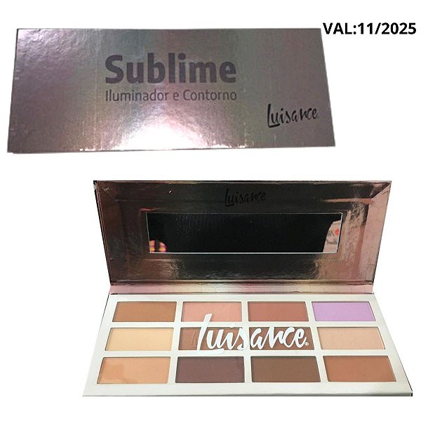 Iluminador e Contorno Sublime Luisance 24g Ref. L7111 Val:11/2025