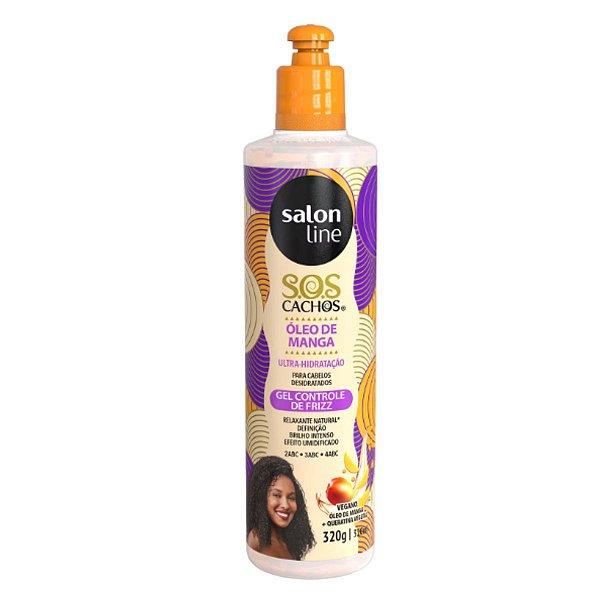 Gel Controle de Frizz Salon Line Sos Cachos Óleo de Manga 320g