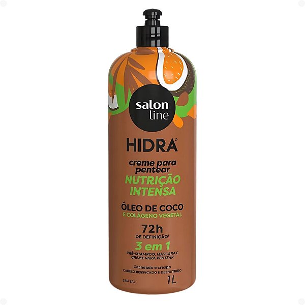 Creme Para Pentear Salon Line Hidra Nutrição Intensa 1L