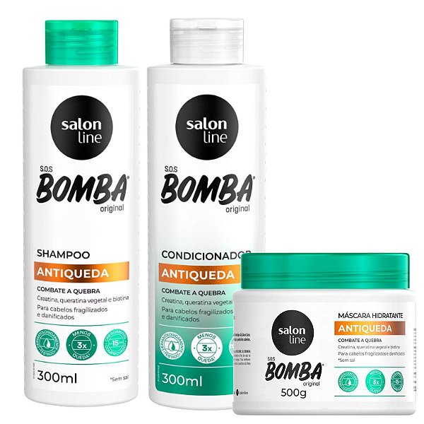 Kit Salon Line Sos Bomba Antiqueda C/3