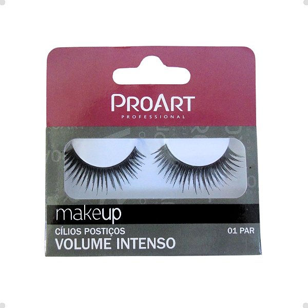 Cílios Postiços Proart Makeup Volume Intenso 001