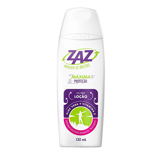 Loção Repelente de Insetos Dahuer Zaz Maxima Proteção 130ml