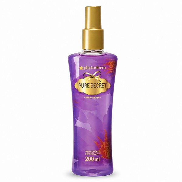 Body Splash Phytoderm Deo Colônia Pure Secret 200ml