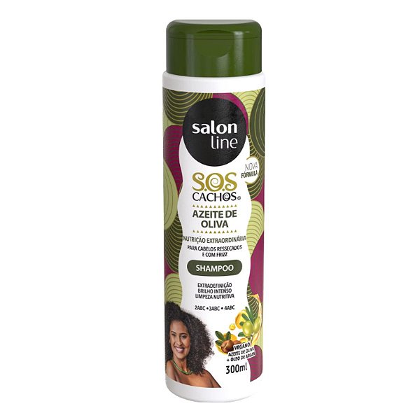 Shampoo Salon Line Sos Cachos Azeite de Oliva 300ml