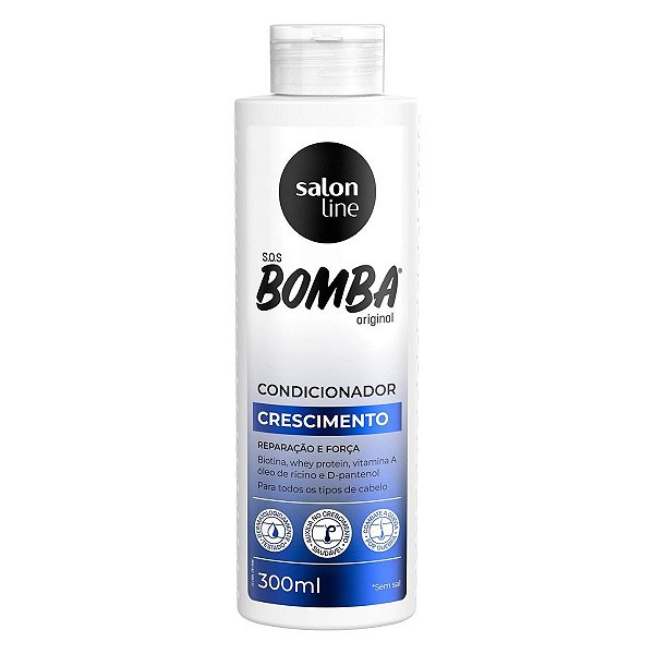 Condicionador Salon Line Sos Bomba Original Crescimento 300ml
