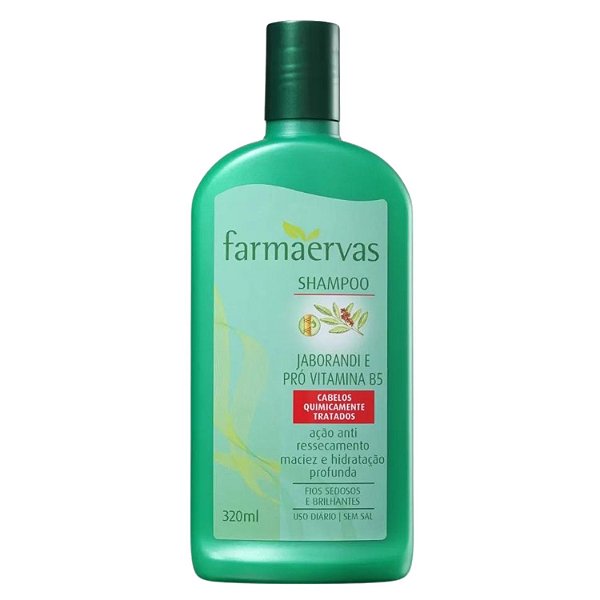 Shampoo Farmaervas Jaborandi e Pró Vitamina B5 320ml