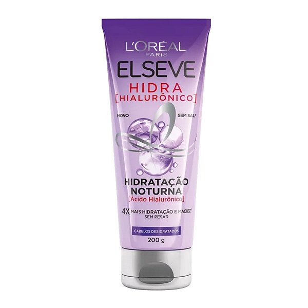 Creme Hidratação Noturna Elseve Hidra Hialurônico Loreal 200g