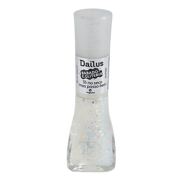 Esmalte Dailus Babado e Gliteria 8ml To Na Seca Mas Passo Bem