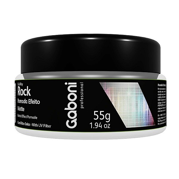 Pomada Efeito Matte Gaboni Rock 55gr