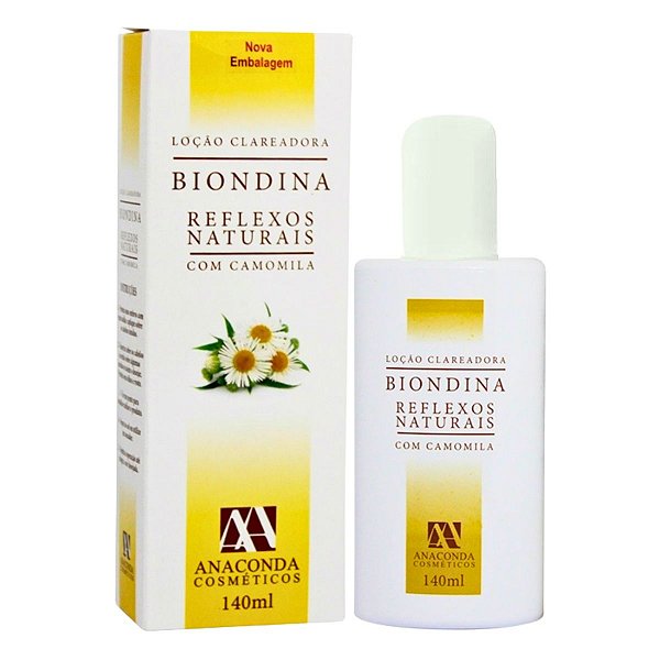 Refil Loção Clareadora Anaconda Biondina Reflexos Naturais 140ml