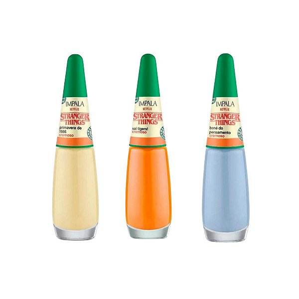 Kit Esmalte Cremoso Impala Netflix Stranger Things Com 6 7,5ml