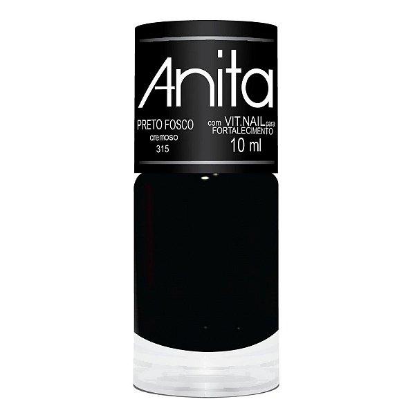 Esmalte Anita Preto Fosco 315 10ml