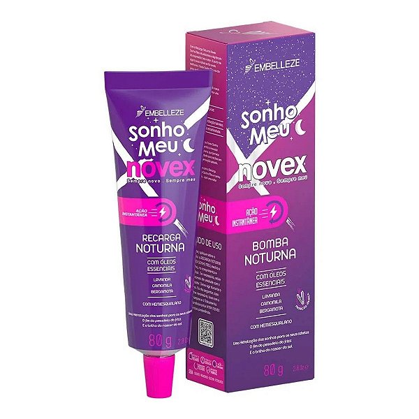 Recarga Bomba Noturna Sonho Meu Novex 80g