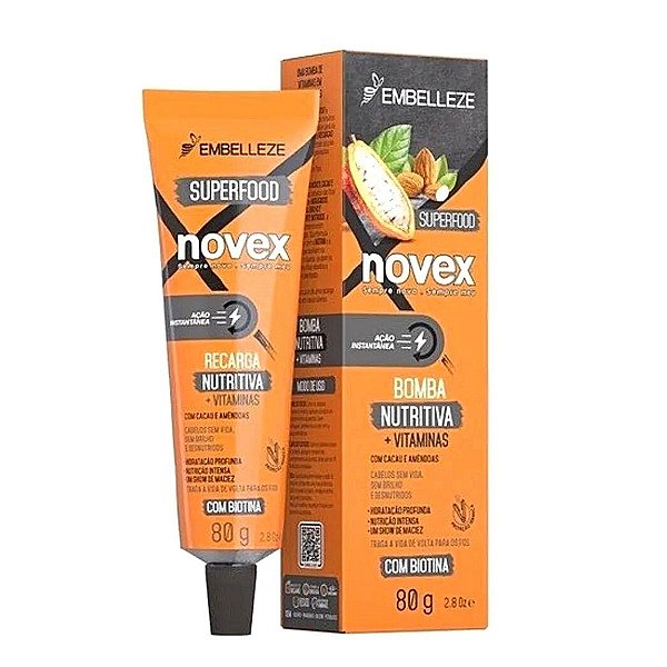 Recarga Bomba Nutritiva + Vitaminas Novex 80g