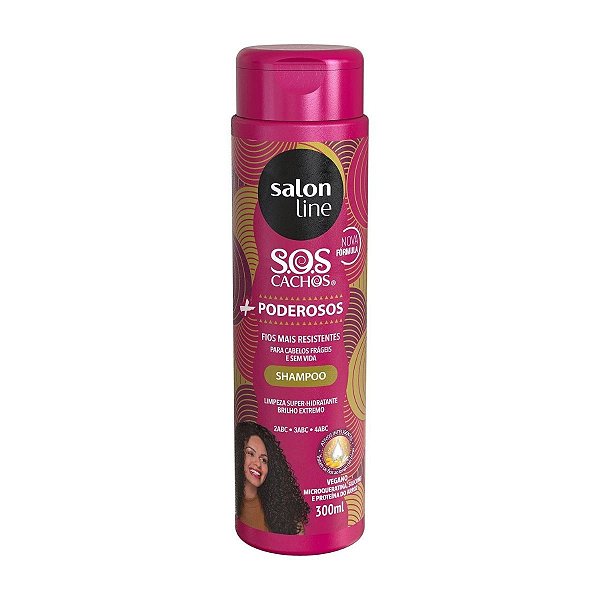 Shampoo Sos Cachos + Poderosos Salon Line 300ml