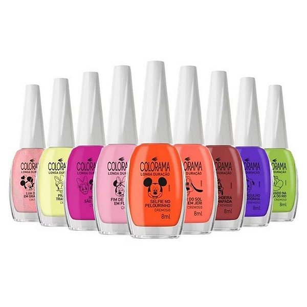 Kit Esmalte Disney e Seus Amigos Colorama 8ml