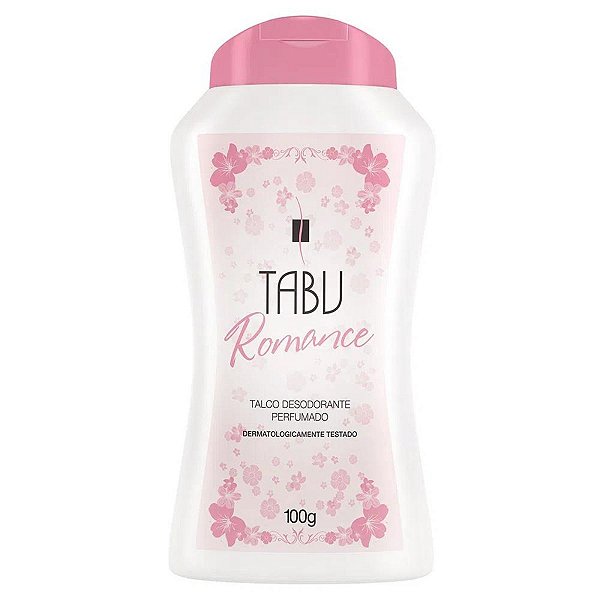 Talco Desodorante Perfumado Tabu Romance 100g