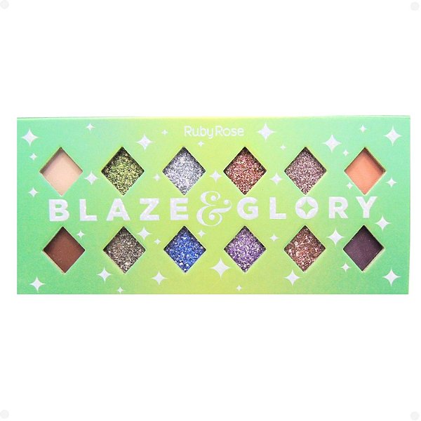 Paleta de Sombras Blaze & Glory Ruby Rose Hb-1083