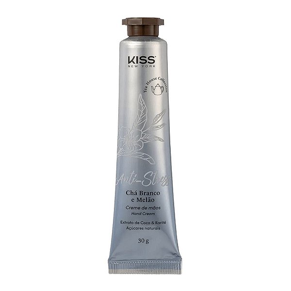Creme de Mãos Kiss New York Anti Stress Chá Branco e Melão Cmc01b 30g